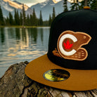 Canadian Beaver - Black & Brown New Era 59Fifty - Close Up