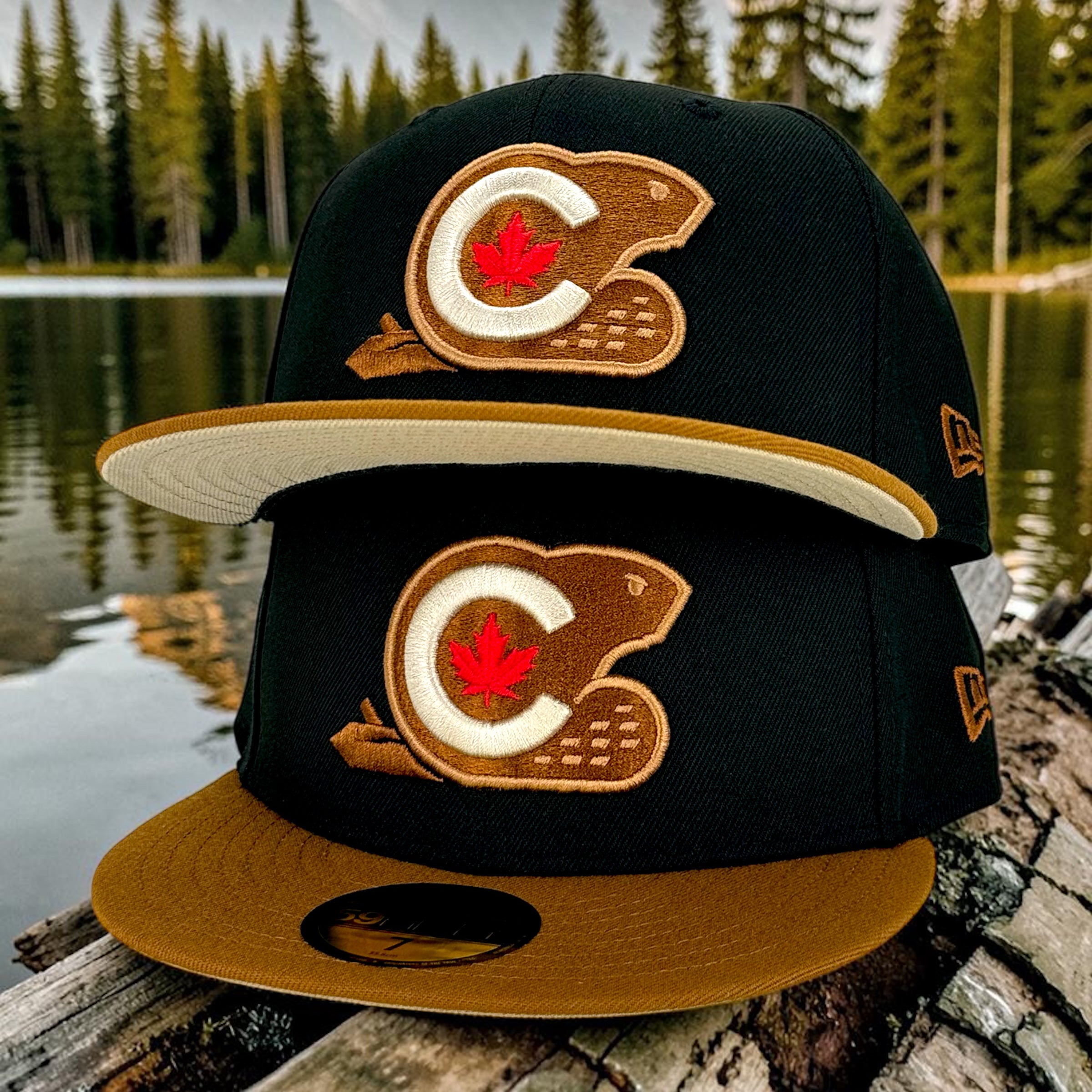 Canadian Beaver - Black & Brown New Era 59Fifty - Undervisor