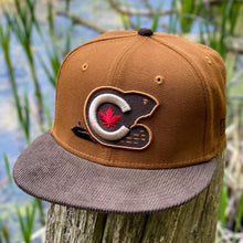 Load image into Gallery viewer, Canadian Beaver - Brown &amp; Walnut Corduroy New Era 59Fifty - Front
