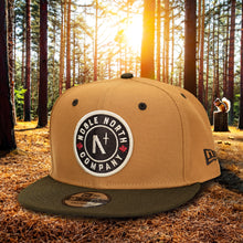 Load image into Gallery viewer, Noble North - Classic Patch - Light Bronze &amp; Walnut New Era 9Fifty Snapback - Front
