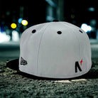 North Script - Grey & Black New Era 59Fifty - Back
