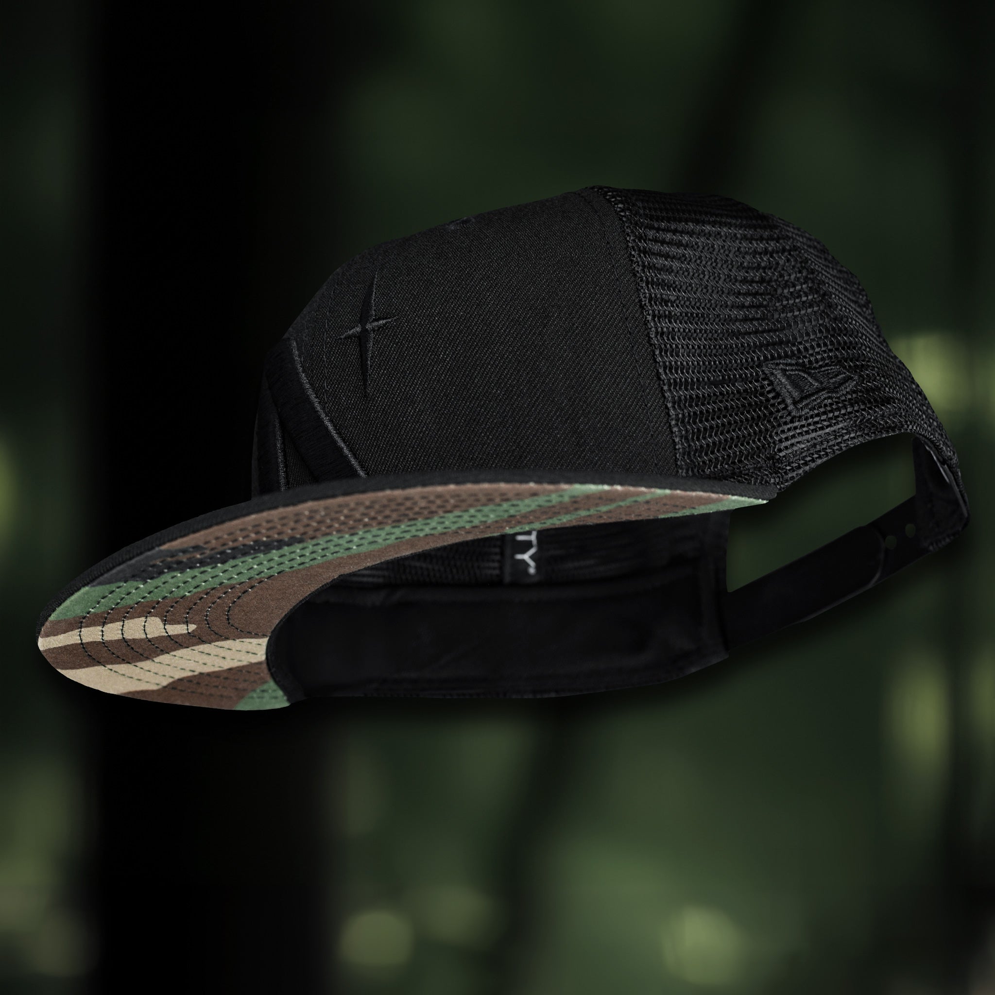 North Star - Blackout New Era 9Fifty Mesh Snapback w/ Camo UV - Undervisor