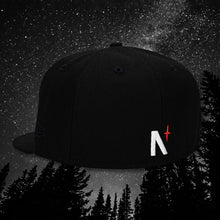 Load image into Gallery viewer, North Star Mascot - Black New Era 59Fifty - Back
