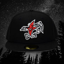 Load image into Gallery viewer, North Star Mascot - Black New Era 59Fifty - Front
