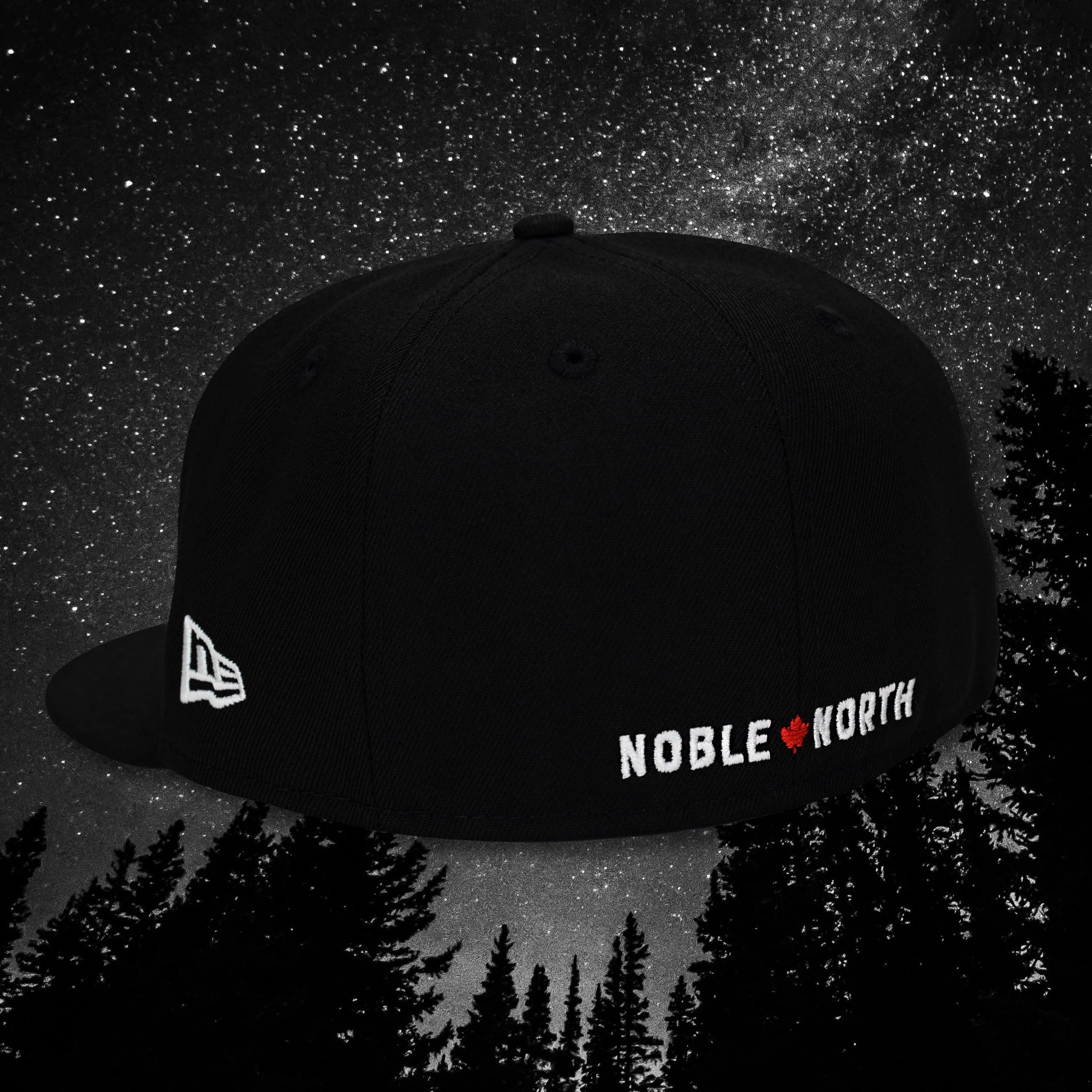 North Star - Mascot - Black New Era 59Fifty - Back