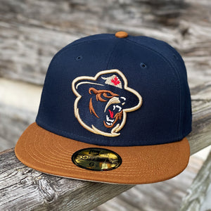 Northern Force - Lakeside Blue & Brown New Era 59Fifty - Front