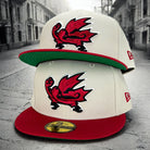 Fighting Maples - Stone & Vintage Red New Era 59Fifty - Undervisor