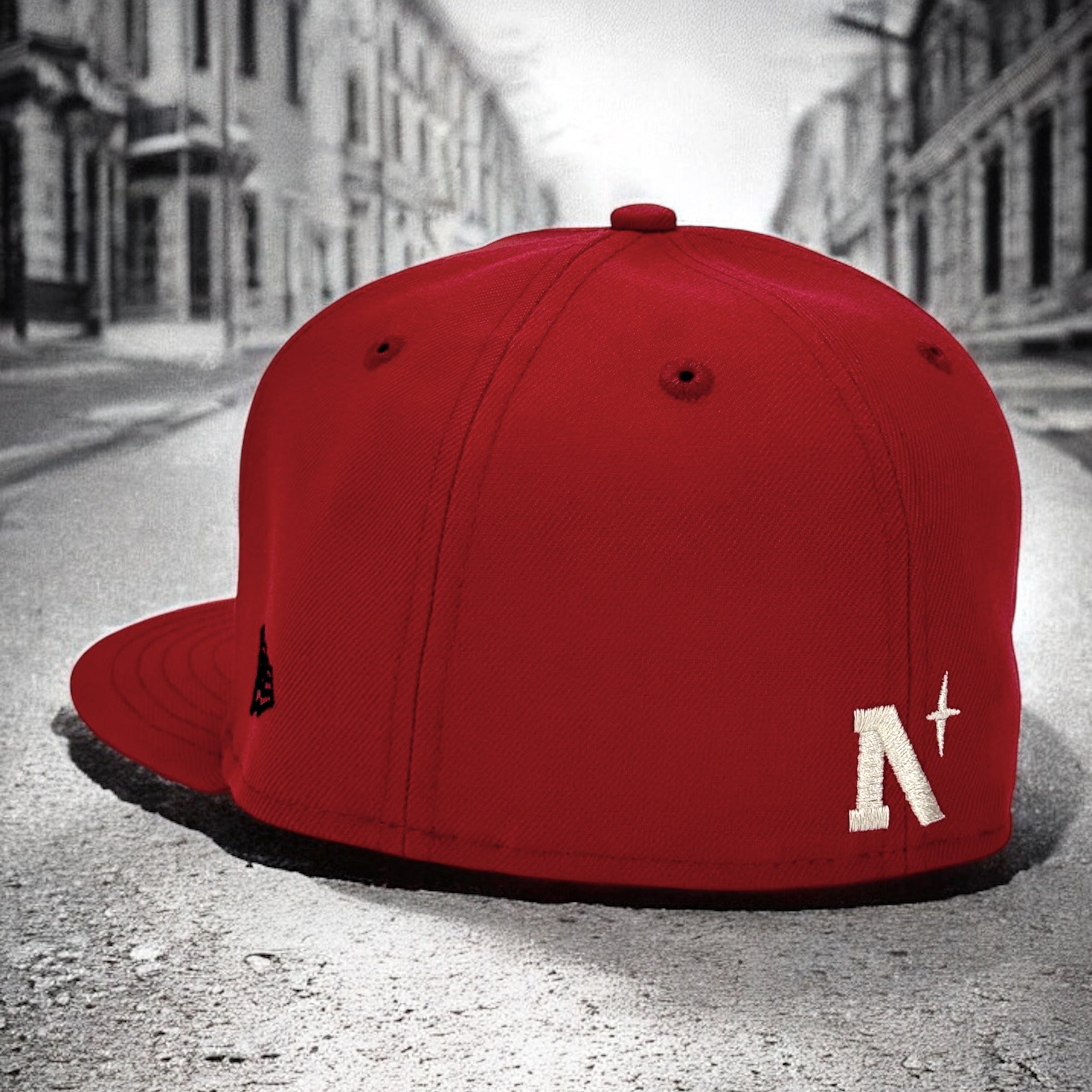 Fighting Maples - Vintage Red New Era 59Fifty - Back