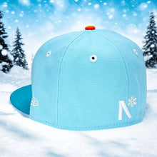 Load image into Gallery viewer, Frost-Eh - Arctic Blue 2-Tone New Era 59Fifty - Back
