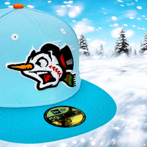 Frost-Eh - Arctic Blue 2-Tone New Era 59Fifty - Close Up