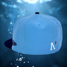 Great White North - Sky Blue & Light Navy New Era 59Fifty - Back