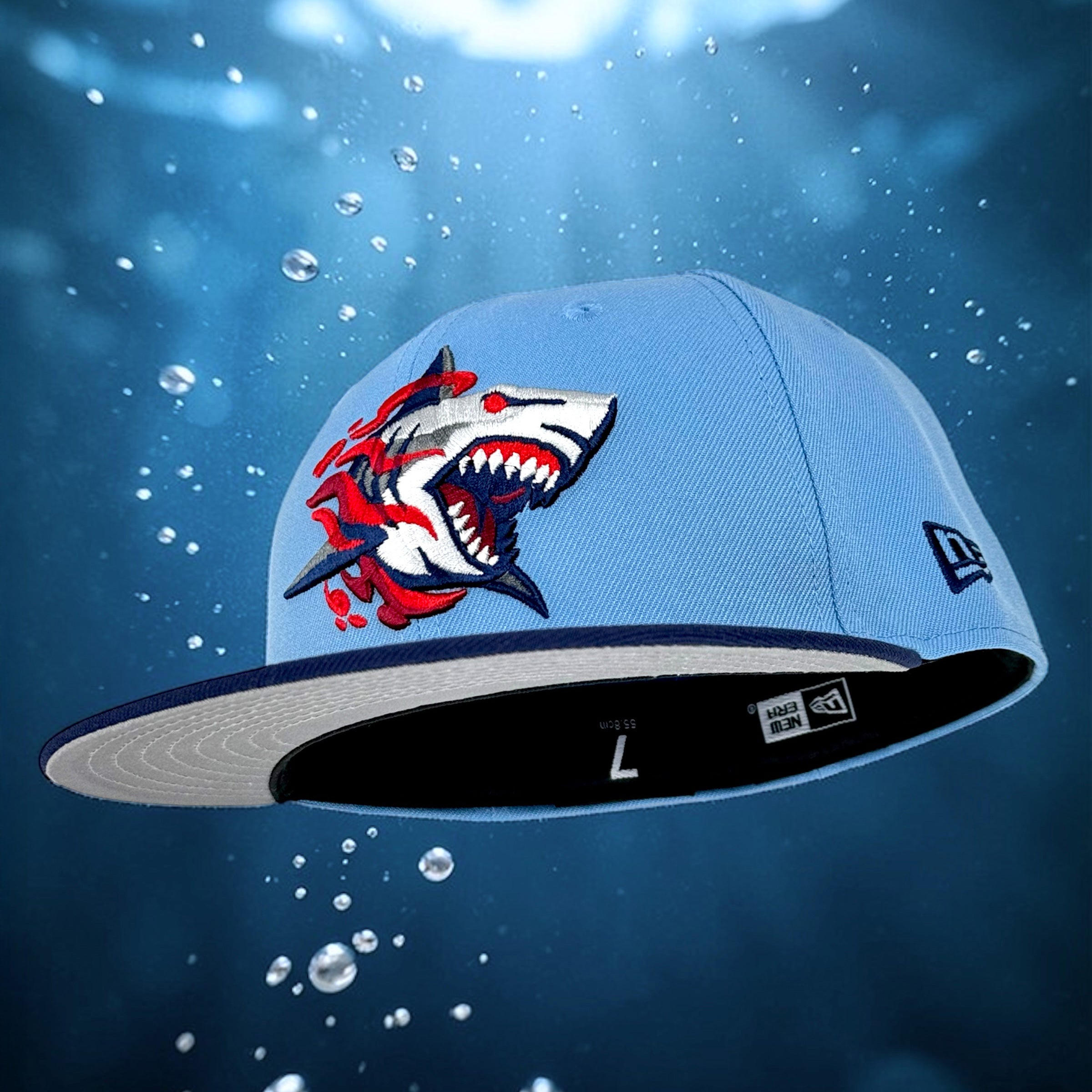 Great White North - Sky Blue & Light Navy New Era 59Fifty - Undervisor