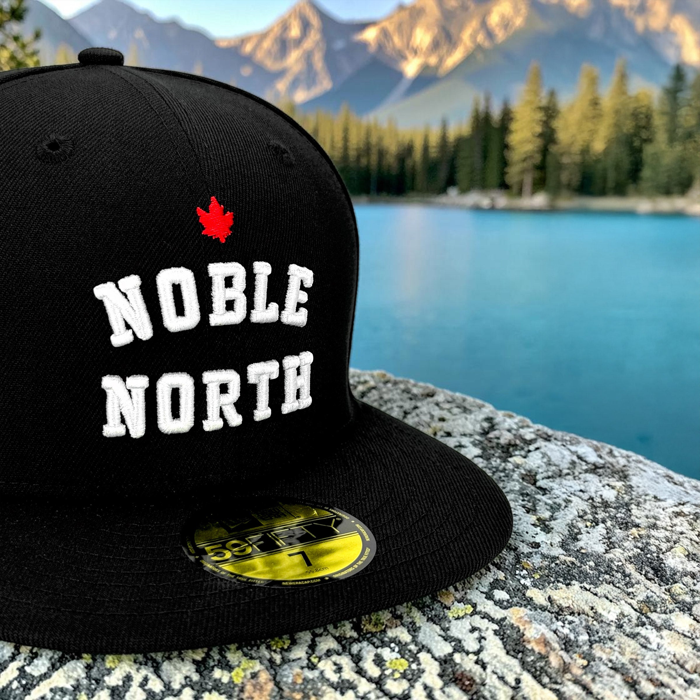 Noble North - Black New Era 59Fifty - Close Up