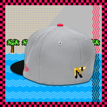 Load image into Gallery viewer, Honey Surfers - Grey &amp; Black New Era 59Fifty - Back
