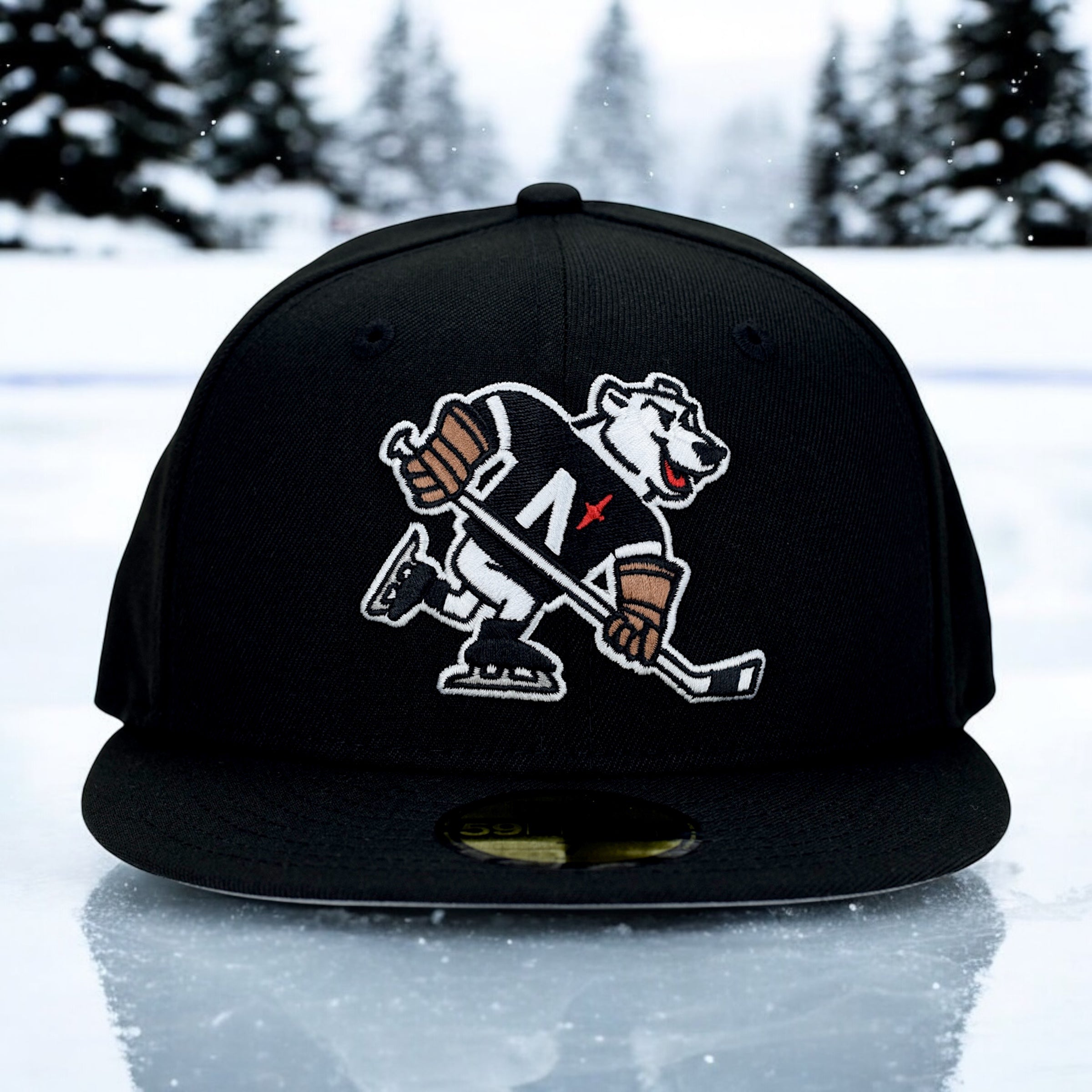 Ice Bears - Black New Era 59Fifty - Front