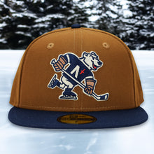 Load image into Gallery viewer, Ice Bears - Brown &amp; Oceanside Blue New Era 59Fifty - Front
