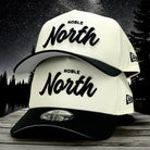 North Script - Chrome & Black New Era 9Forty A-Frame Snapback - Undervisor