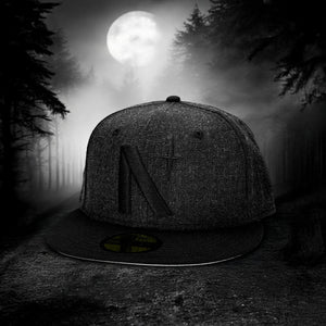 North Star - Blackout Heather New Era 59Fifty - Front