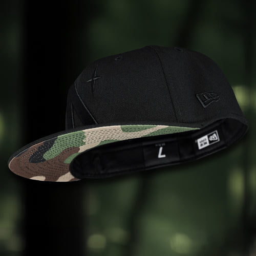 North Star - Blackout New Era 59Fifty w/ Camo UV - Undervisor