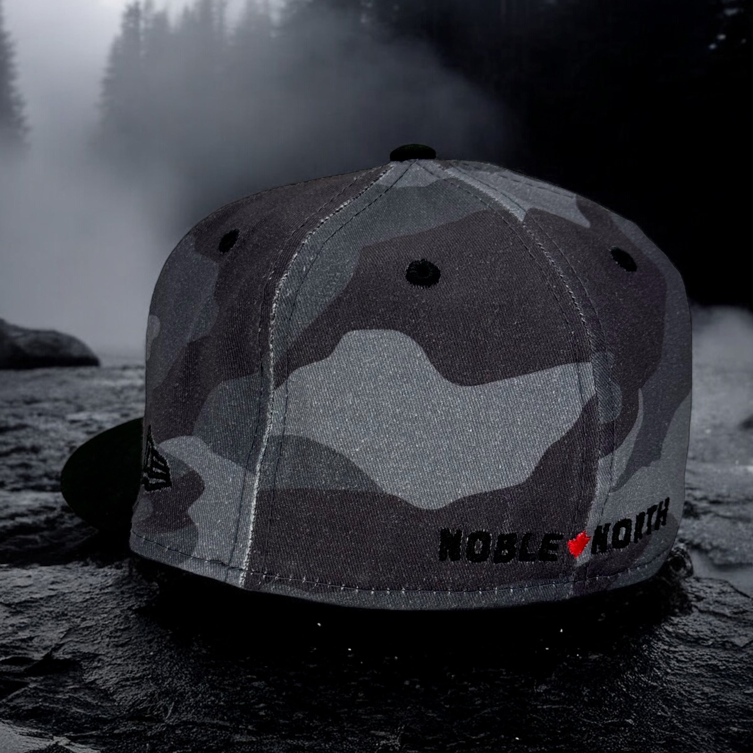 North Star - Camo Vize & Black New Era 59Fifty - Back