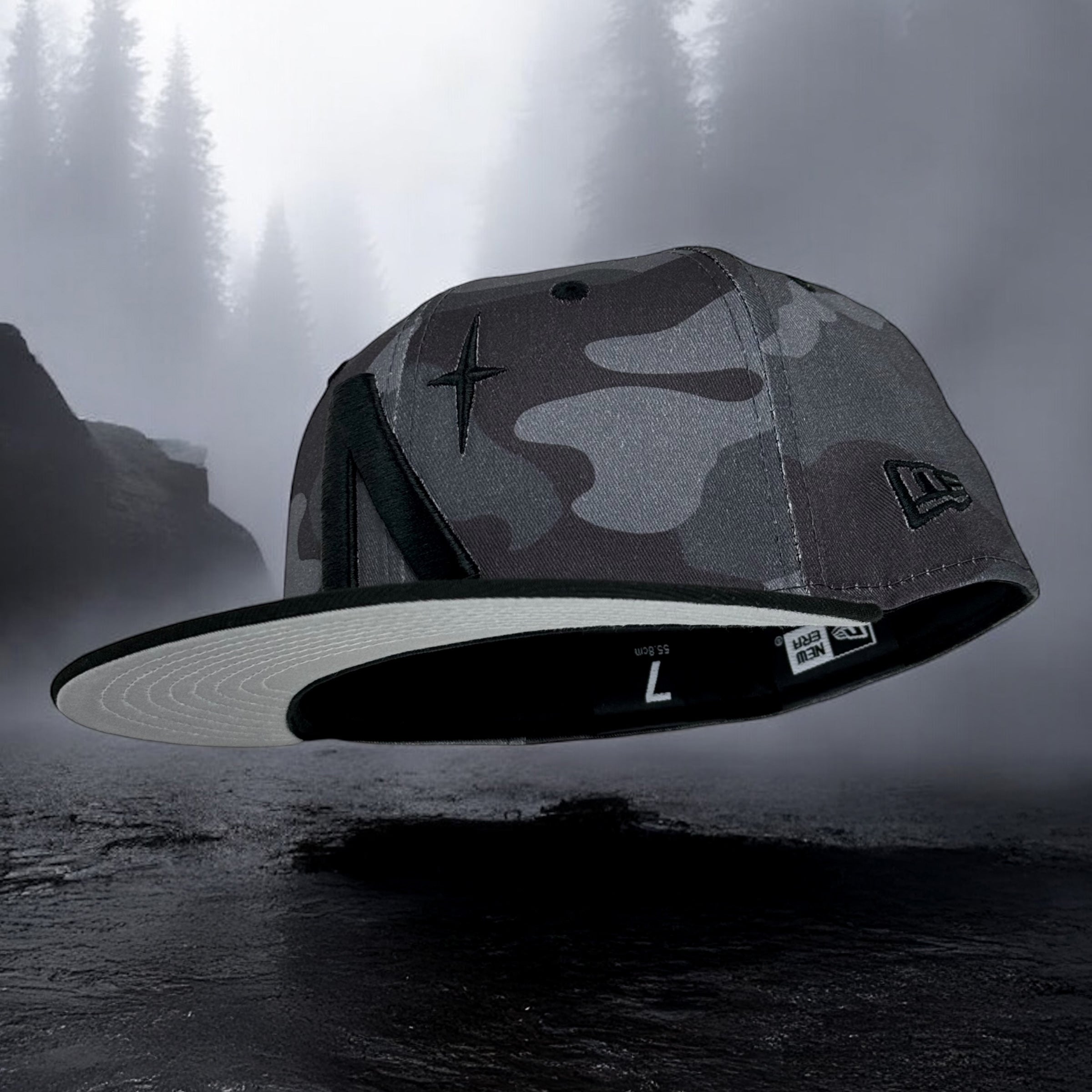 North Star - Camo Vize & Black New Era 59Fifty - Undervisor