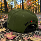 North Star - Heritage - Olive & Black New Era 9Forty A-Frame Snapback- Back