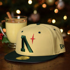 North Star - Heritage - Vegas Gold & Dark Green New Era 59Fifty - Front