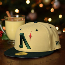 Load image into Gallery viewer, North Star - Heritage - Vegas Gold &amp; Dark Green New Era 59Fifty - Front

