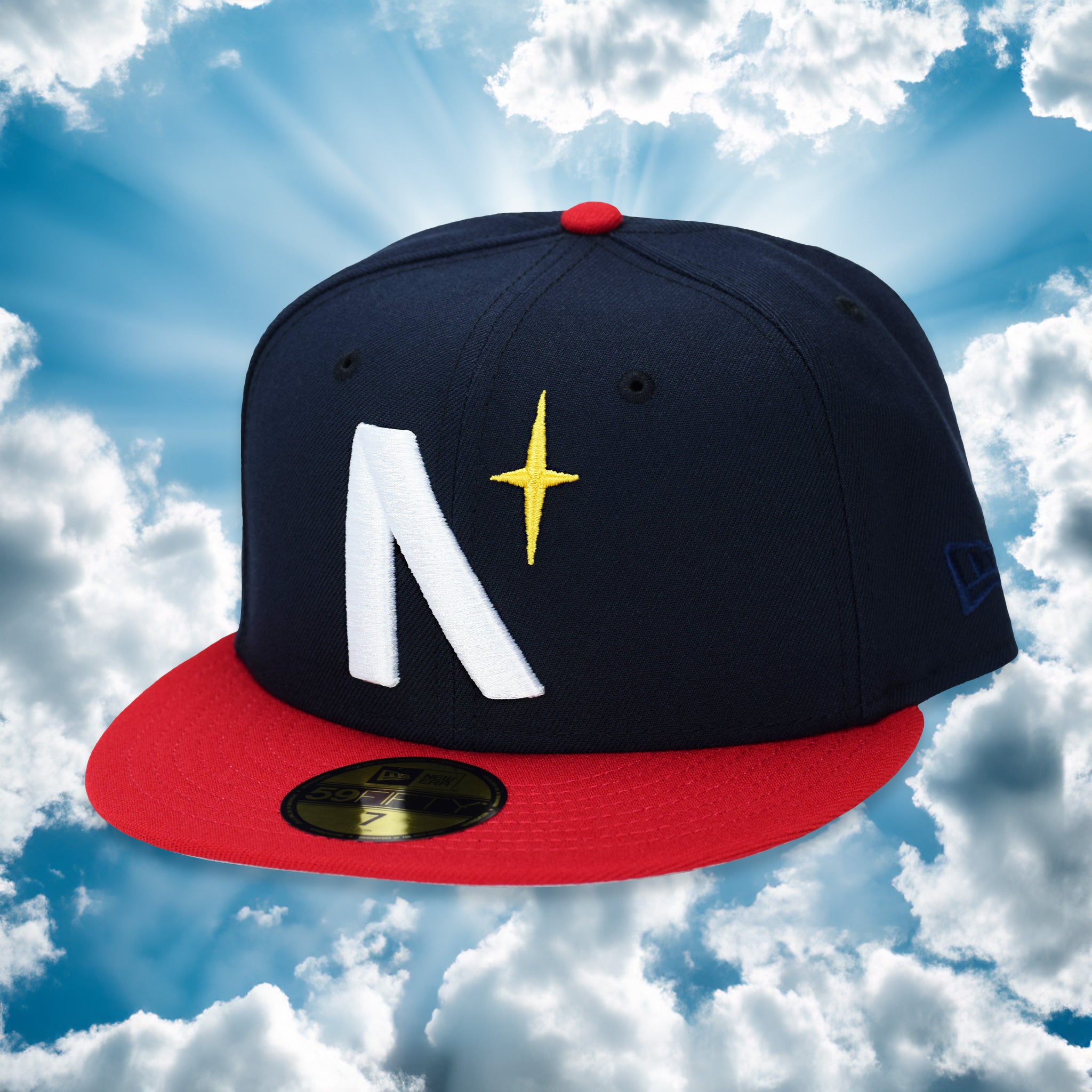 North Star - Navy & Red New Era 59Fifty – Noble North Co.