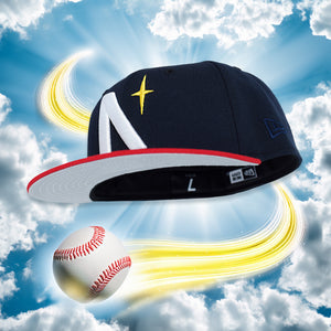 North Star - Navy & Red New Era 59Fifty - Undervisor