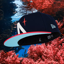 Load image into Gallery viewer, North Star - Oceanside Blue &amp; Coral New Era 59Fifty - Undervisor
