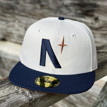 Load image into Gallery viewer, North Star - Stone &amp; Lakeside Blue New Era 59Fifty- Front
