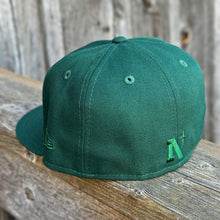 Load image into Gallery viewer, Oak Leaf - Dark Green New Era 59Fifty - Back
