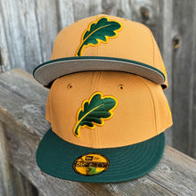 Load image into Gallery viewer, Oak Leaf - Panama Tan &amp; Dark Green New Era 59Fifty - Undervisor
