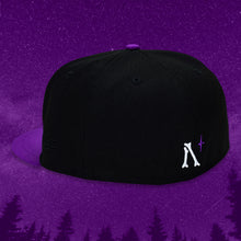 Load image into Gallery viewer, Raven - Black &amp; Purple New Era 59Fifty - Back
