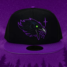 Load image into Gallery viewer, Raven - Black &amp; Purple New Era 59Fifty - Front
