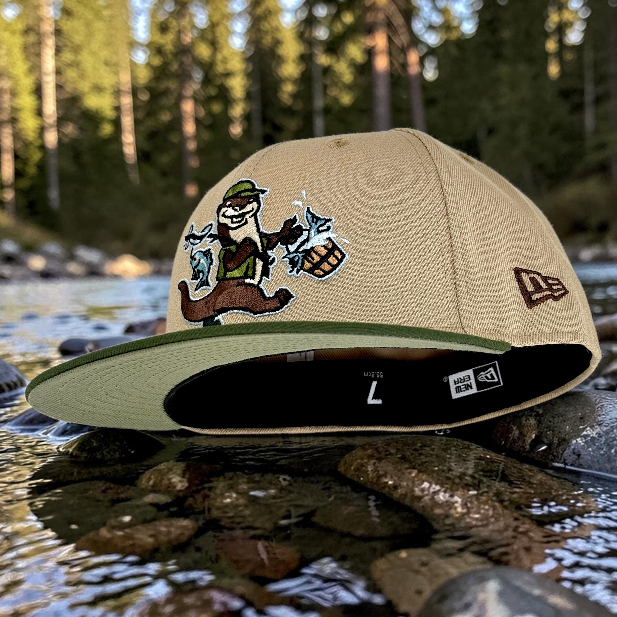 River Otter Angler - Camel & Olive New Era 59Fifty - Undervisor