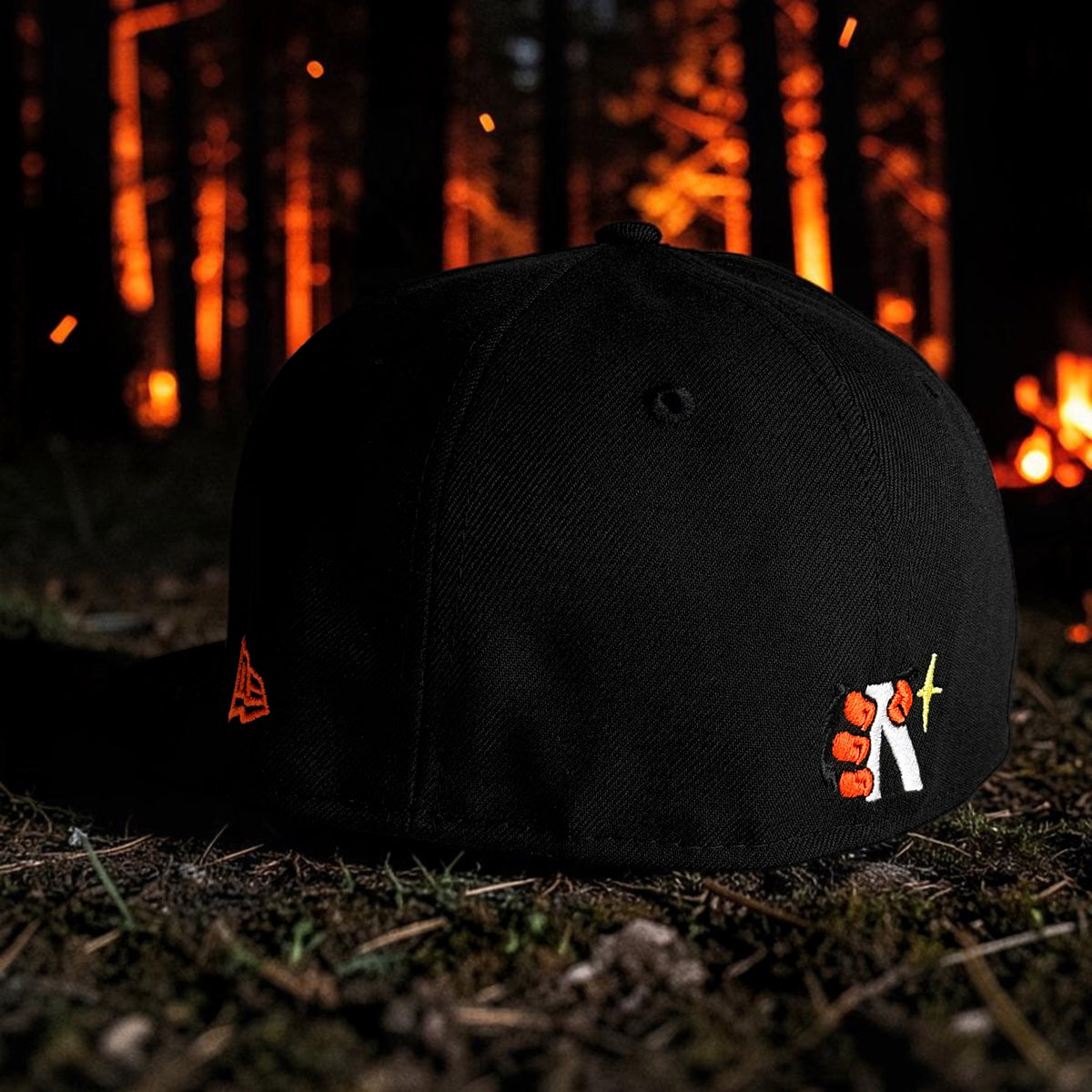 Sasquatch - Blackout New Era 59Fifty - Back