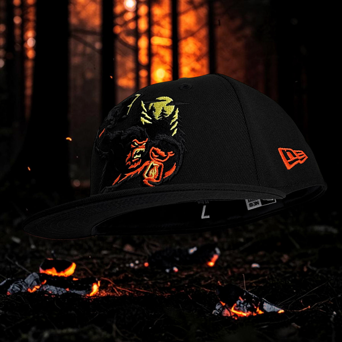 Sasquatch - Blackout New Era 59Fifty - Undervisor