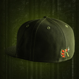 Sasquatch - Olive New Era 59Fifty - Back