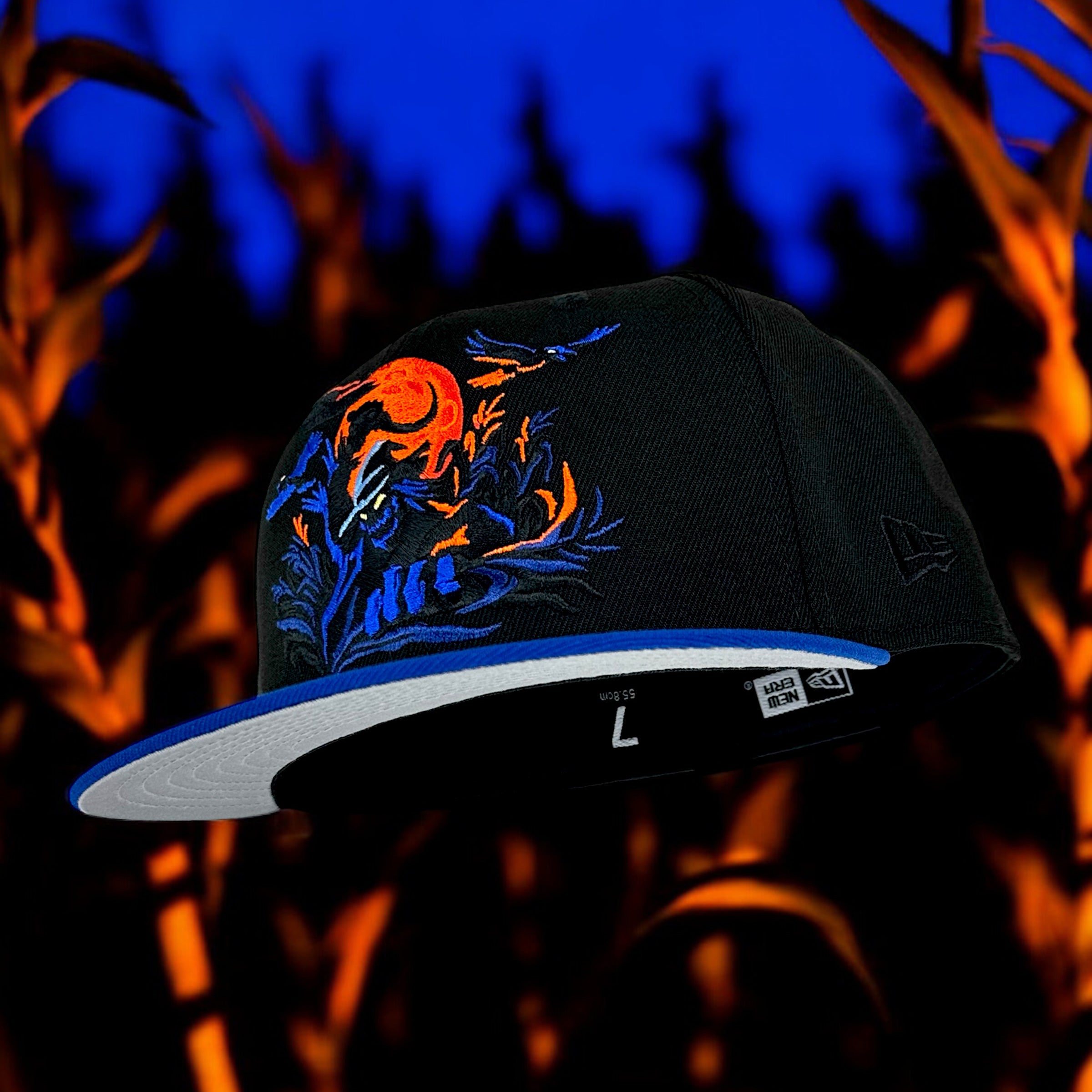 Scarecrow's Harvest - Black & Royal New Era 59Fifty – Noble North Co.