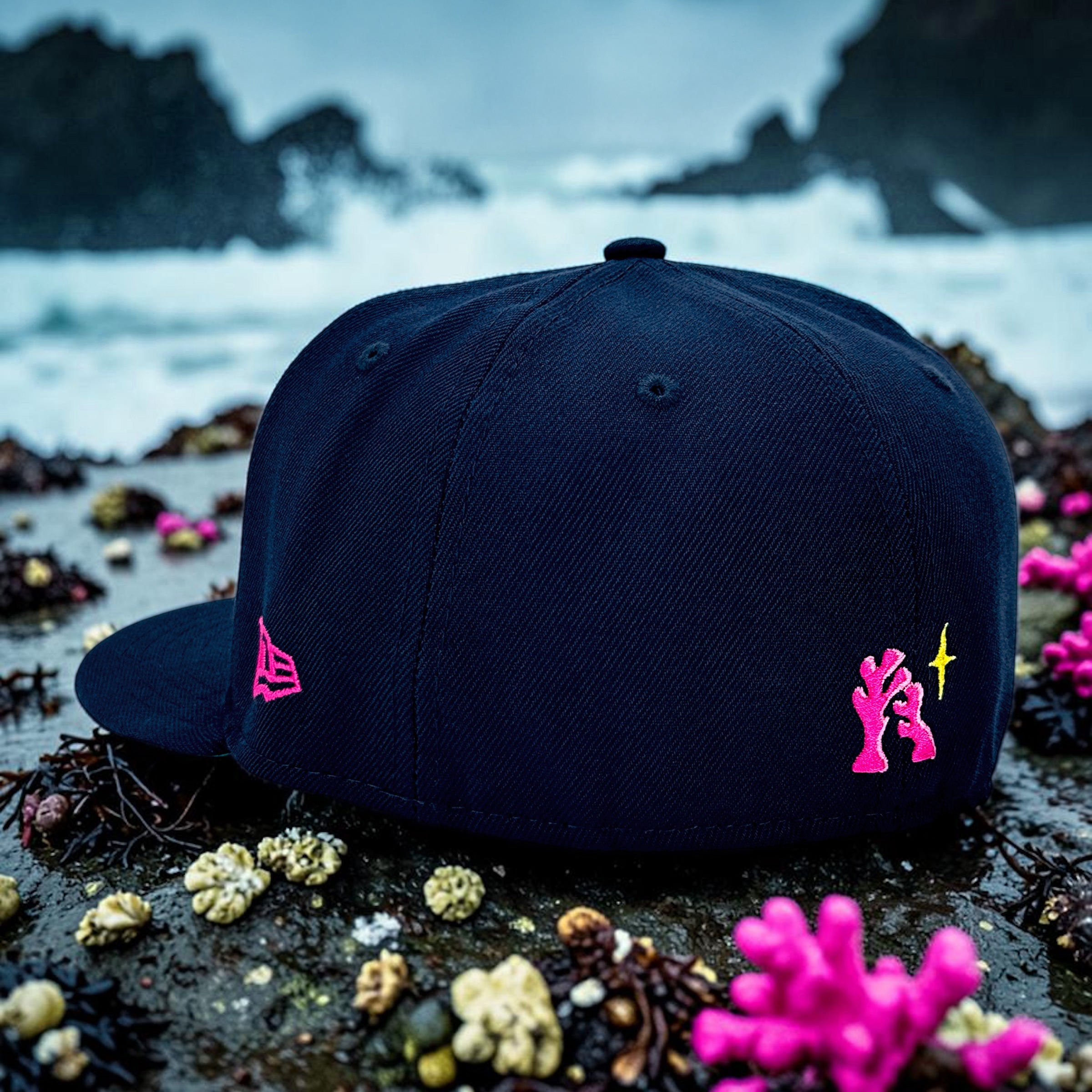 Sea Creature - Oceanside Blue New Era 59Fifty - Back