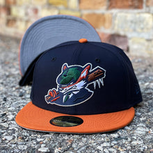 Load image into Gallery viewer, Sneaky Blinders - Navy &amp; Rust Orange New Era 59Fifty - Undervisor
