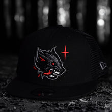 Load image into Gallery viewer, Wolf - Black New Era 9Fifty Mesh Snapback - Front
