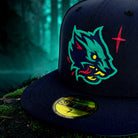 Northwest Wolf - Navy New Era 59Fifty - Close Up