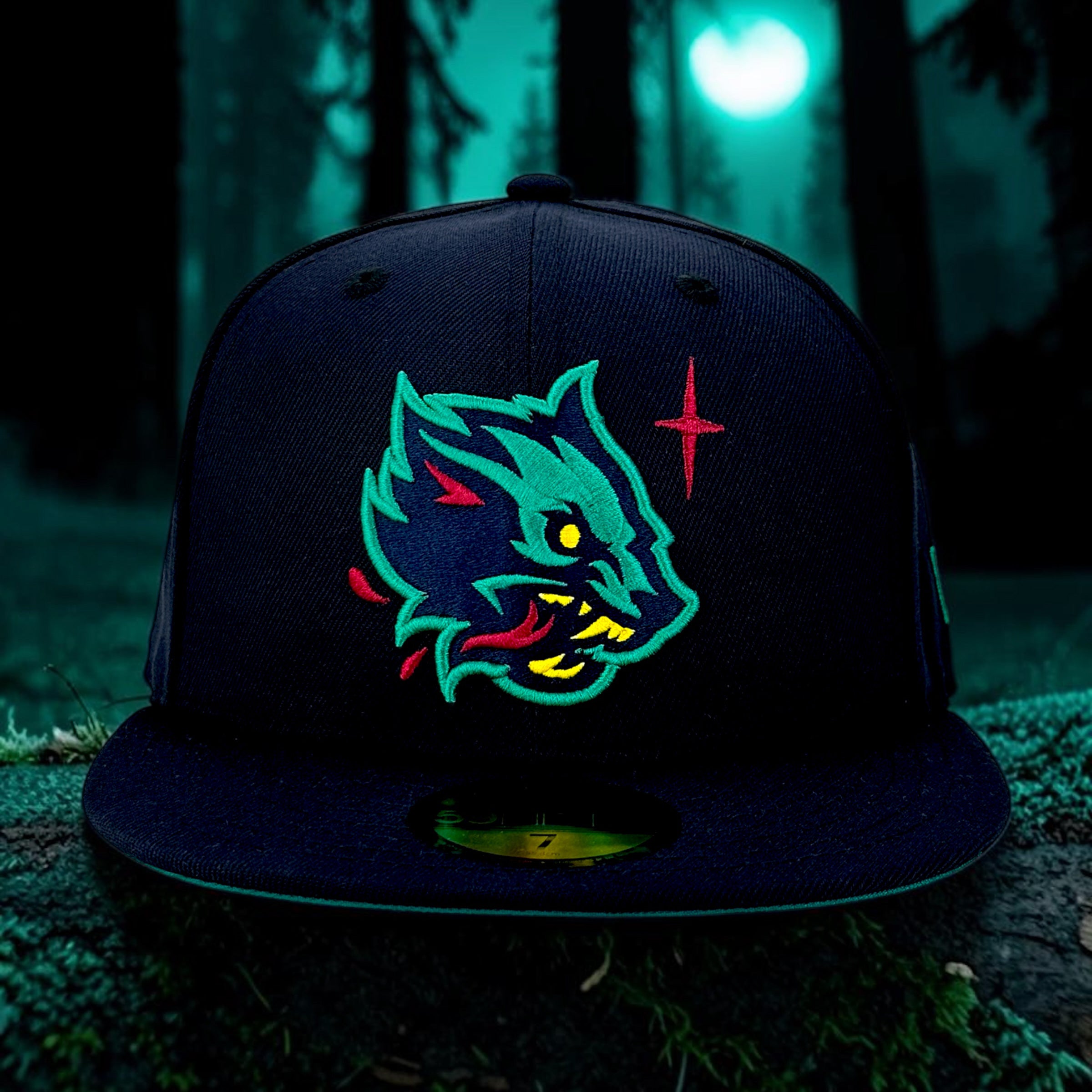 Northwest Wolf - Navy New Era 59Fifty - Front
