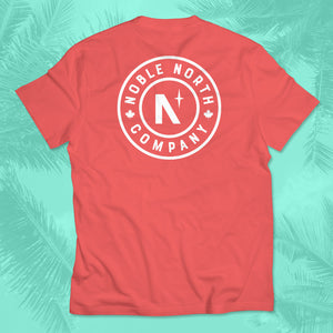 Noble North - Coral Tee - Back
