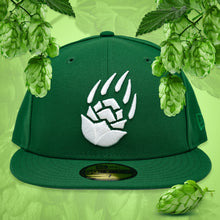 Load image into Gallery viewer, Bear Hops Claw - Kelly Green New Era 59Fifty - Front
