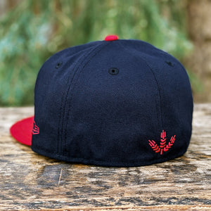 Bear Hops Claw - Navy & Red New Era 59Fifty - Back