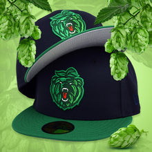 Load image into Gallery viewer, Bear Hops - Navy &amp; Green New Era 59Fifty - Undervisor

